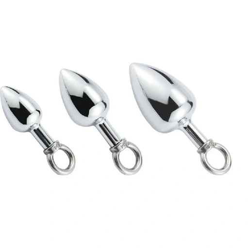 with Ring 4663 Stainless Anal DiscreetChoice Hook Set Cock Steel 0707